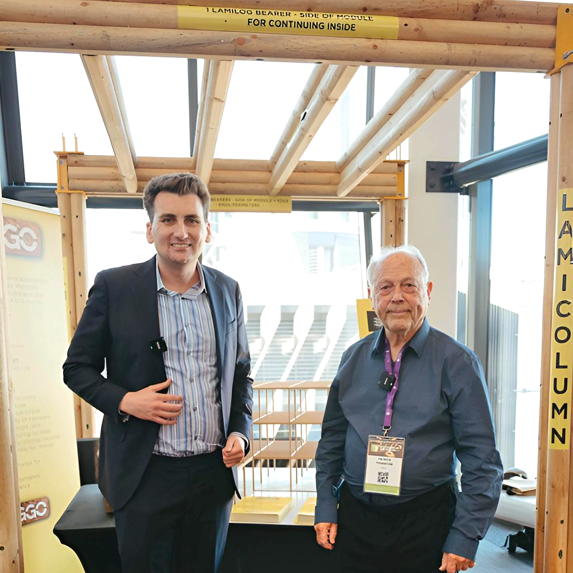 Small-Log Framing Concept showcased by Hub Partner Loggo